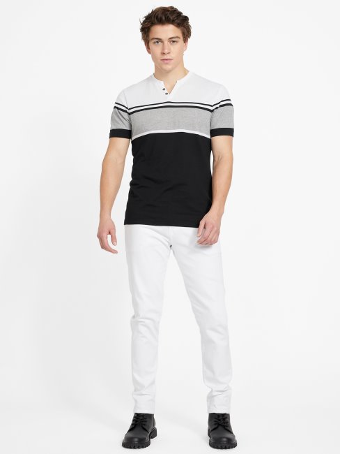 T-shirt à Fentes à Rayures Chucky Noir Jais Multi Chucky