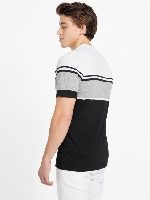 T-shirt à Fentes à Rayures Chucky Noir Jais Multi Chucky