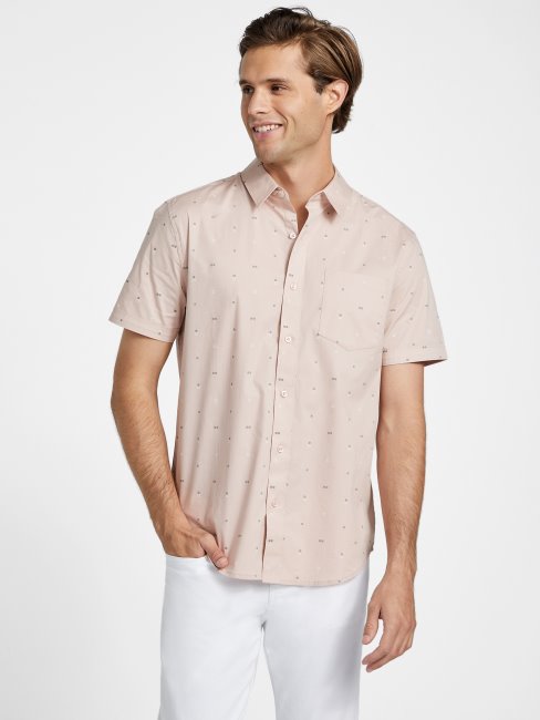 Guess Vapor Rose Dusan Chemise Imprimée Géométrique