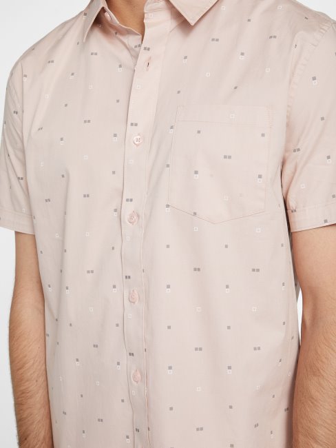 Guess Vapor Rose Dusan Chemise Imprimée Géométrique