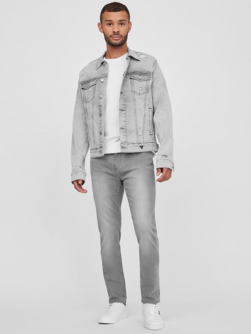 Jean Skinny Gris Délavé Guess Eco Scotch