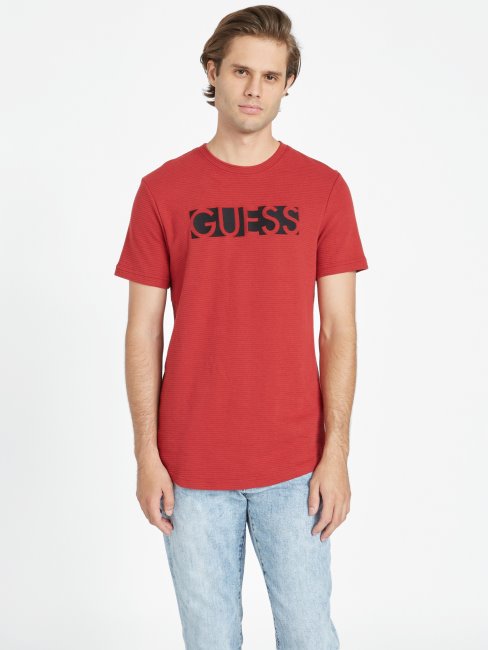 Tee Shirt Guess Rouge Noir Charlie