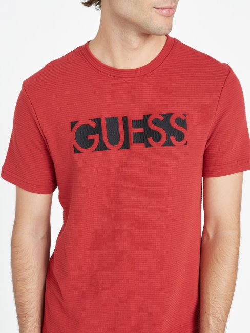 Tee Shirt Guess Rouge Noir Charlie