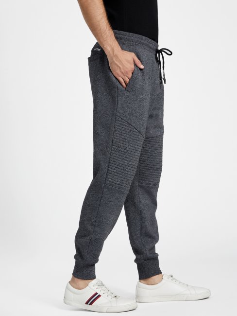 Pantalon De Jogging Moto En Polaire Marlon Multi Guess Noir Jais