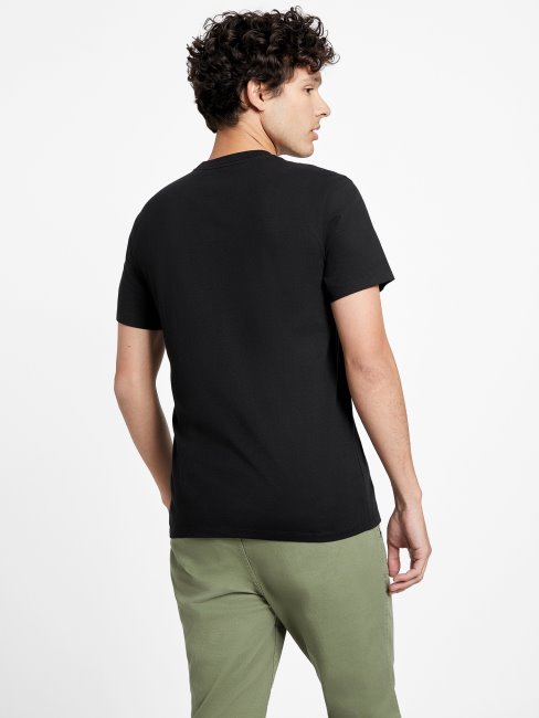 Tee Eco Rinker Logo Jet Noir Guess