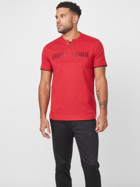 Edgar Henley Tee Tee Varsity Rouge