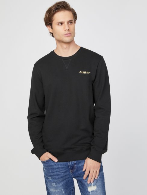 T-shirt à Manches Longues Eco Noir Jet Guess