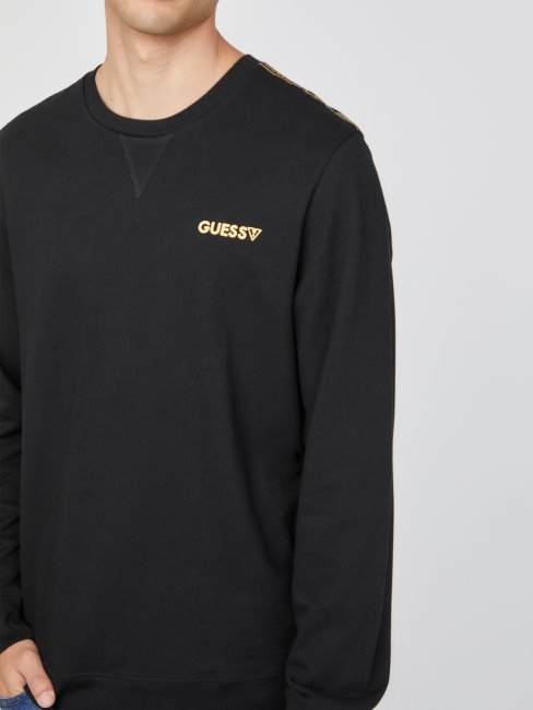 T-shirt à Manches Longues Eco Noir Jet Guess