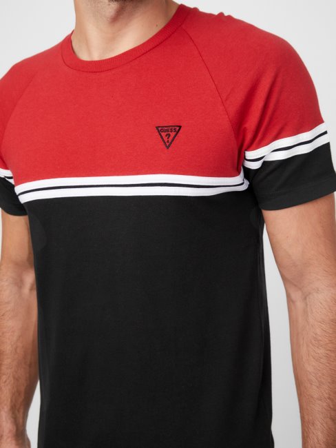 T-shirt à Blocs De Couleurs Eco Kido Noir Jais Guess