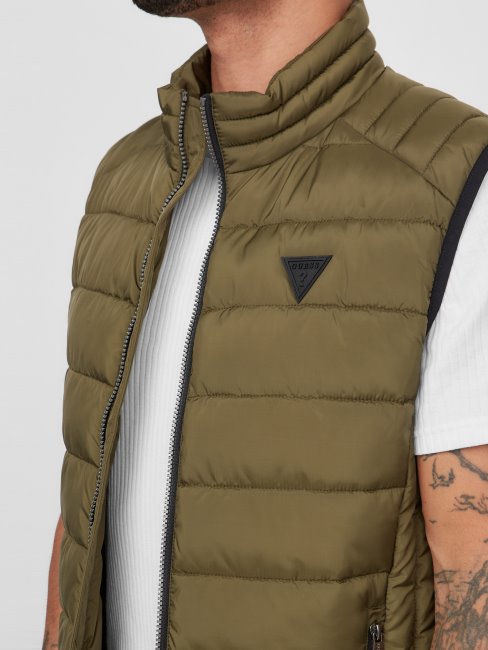 Gilet Matelassé Olive Morning Devinez