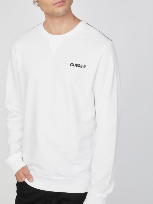 Tee Shirt Manches Longues Guess Eco Blanc Pur