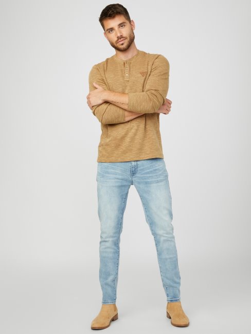 Dunston Henley Guess Taupe Grillé