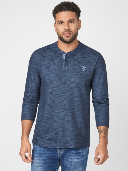 Guess Bleu Soie Dunston Henley