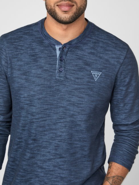 Guess Bleu Soie Dunston Henley