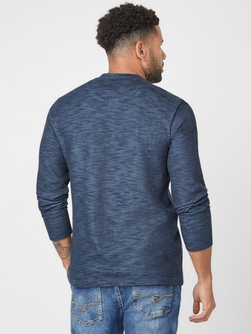 Guess Bleu Soie Dunston Henley
