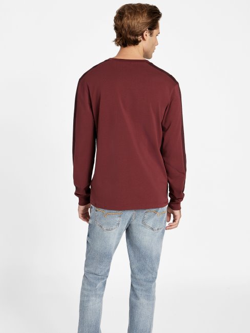 Marmont Red Multi Eco Arto Pull Ras Du Cou Color Block Guess