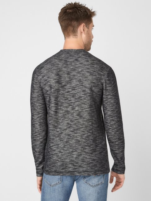 Devinez Dunston Henley Noir De Jais