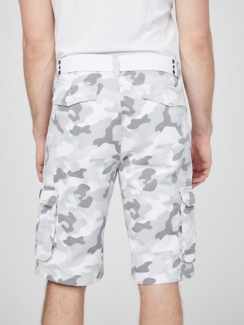 Blanc Camo Multi Guess Karl Short Cargo Camo Blanc