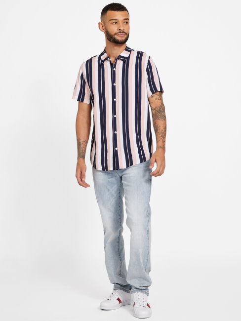 Chemise à Rayures Naria Vapor Rose De Guess