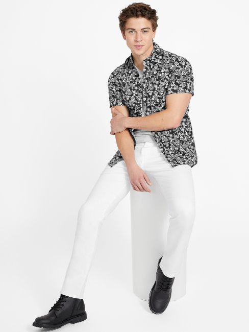 Nuisette Fleurie Guess Jora Noir De Jais