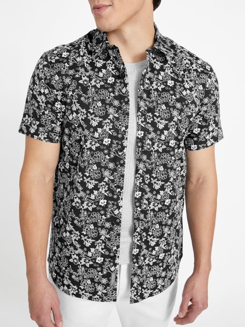 Nuisette Fleurie Guess Jora Noir De Jais