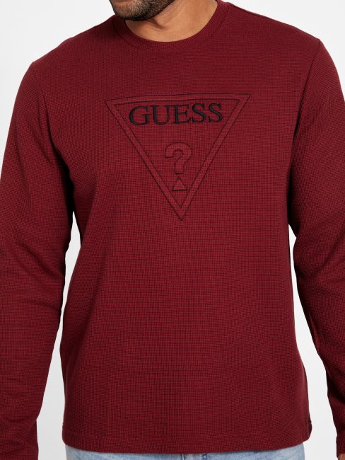 Tomas Crewneck Rouge Noir Guess