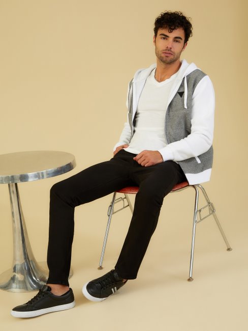 Sweat à Capuche Blanc Pure And Polar Guess Lanter