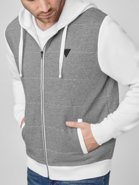 Sweat à Capuche Blanc Pure And Polar Guess Lanter