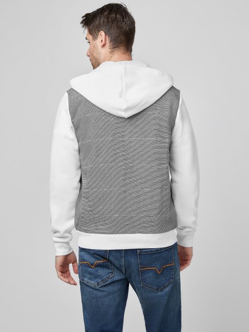 Sweat à Capuche Blanc Pure And Polar Guess Lanter