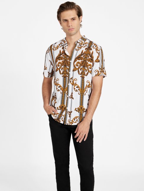 Chemise Guess Blanc Pur Luis Baroque