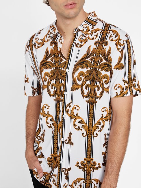 Chemise Guess Blanc Pur Luis Baroque