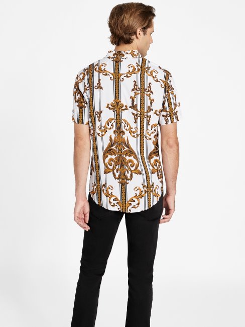 Chemise Guess Blanc Pur Luis Baroque