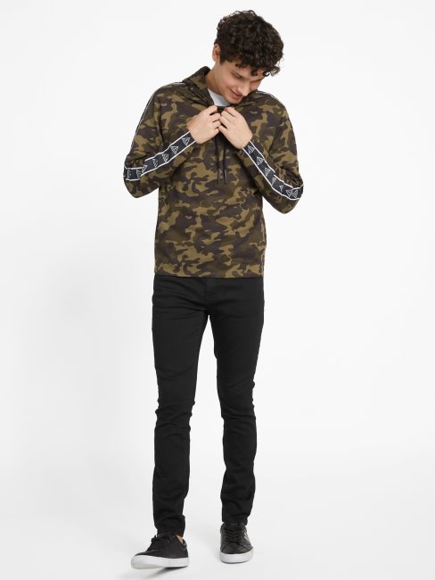 Sweat à Capuche Camouflage Guess Eco Rudy
