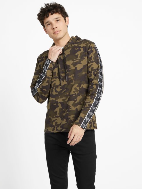 Sweat à Capuche Camouflage Guess Eco Rudy