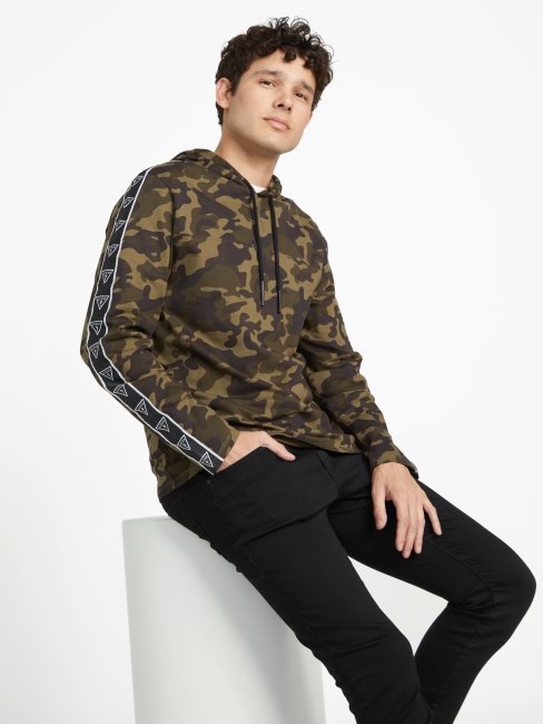 Sweat à Capuche Camouflage Guess Eco Rudy