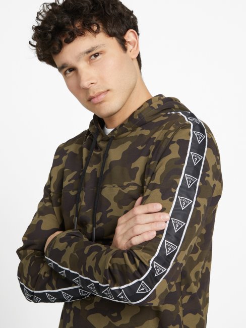 Sweat à Capuche Camouflage Guess Eco Rudy