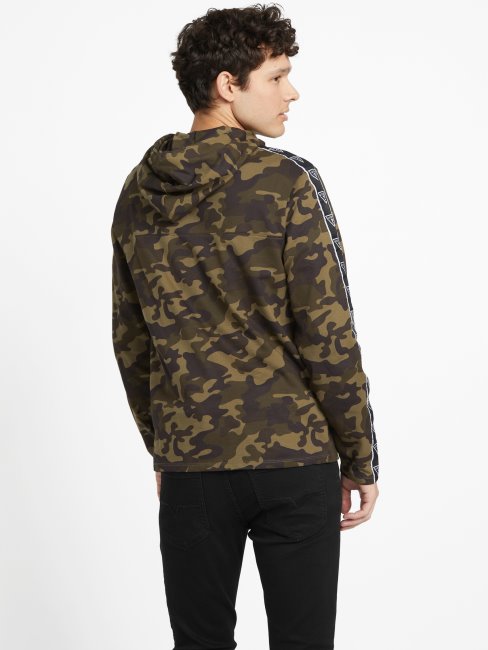 Sweat à Capuche Camouflage Guess Eco Rudy