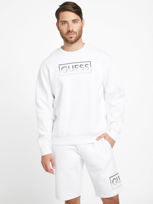 Sweat Hartley Crewneck Blanc Pur Guess