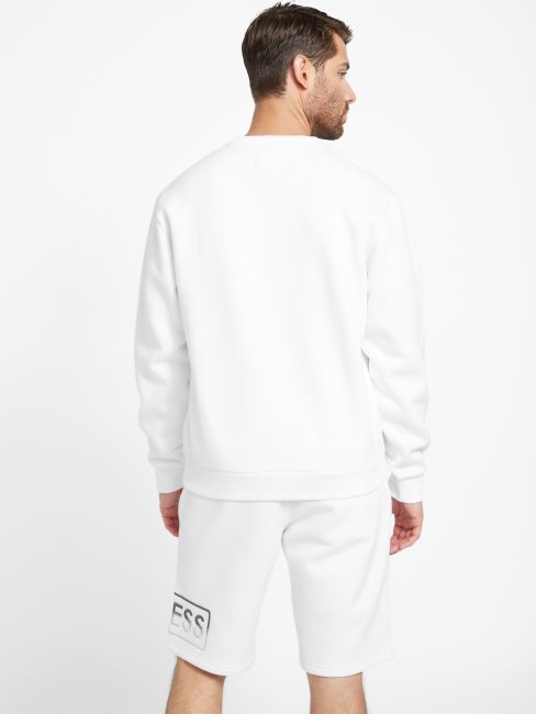 Sweat Hartley Crewneck Blanc Pur Guess