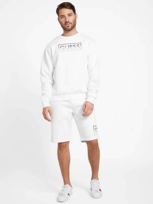 Sweat Hartley Crewneck Blanc Pur Guess