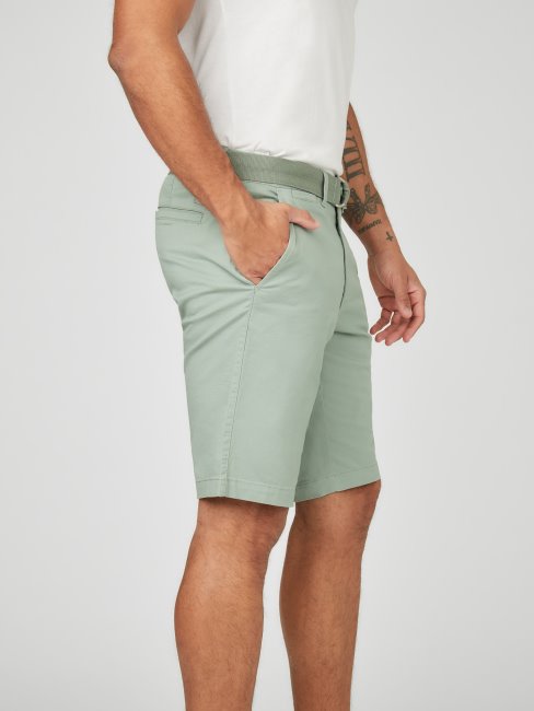 Short Sans Pinces Stretch Guess Abel émeraude Clair