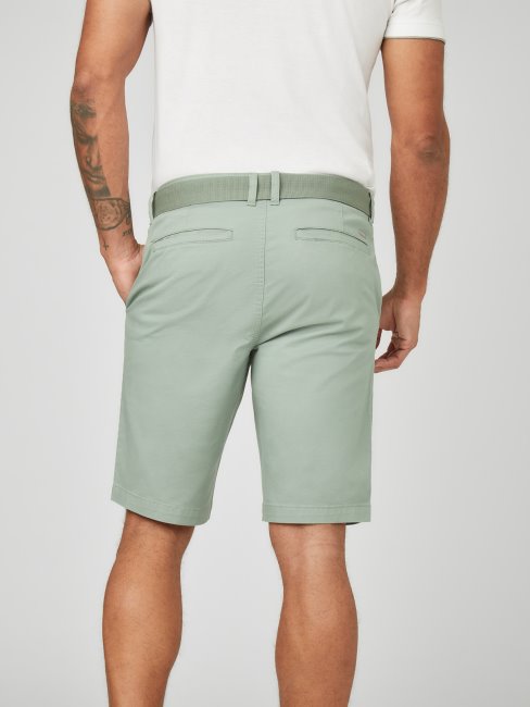 Short Sans Pinces Stretch Guess Abel émeraude Clair