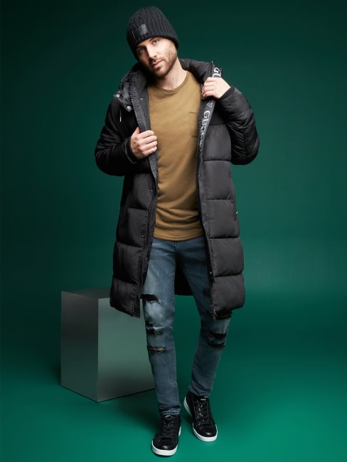 Draw - Jean Skinny Déchiré Et Réparé Délavé Destroy Dark Guess