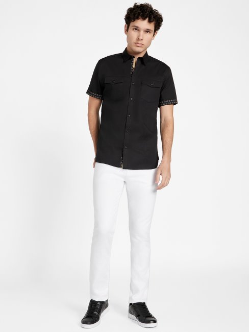 Tee Shirt Sancho Guess Noir De Jais