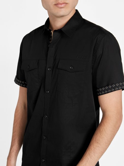 Tee Shirt Sancho Guess Noir De Jais