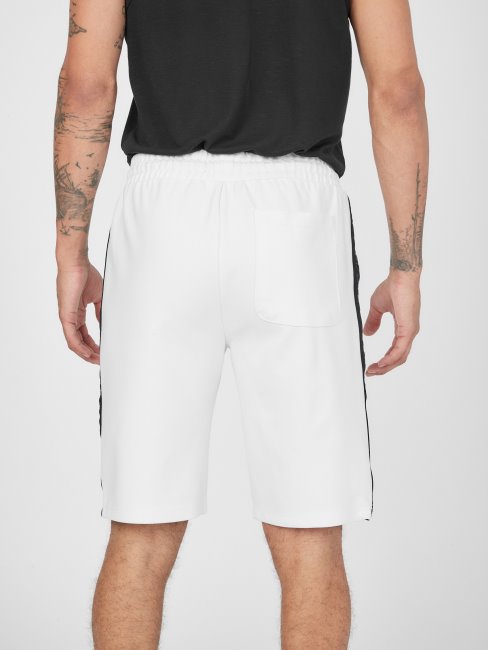 Guess Andrew Short à Bande Logo Blanc Albâtre