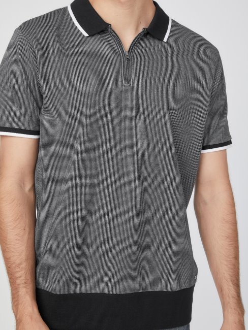 Hounds Quarter-zip Johnny Polo Guess Jet Black Multi