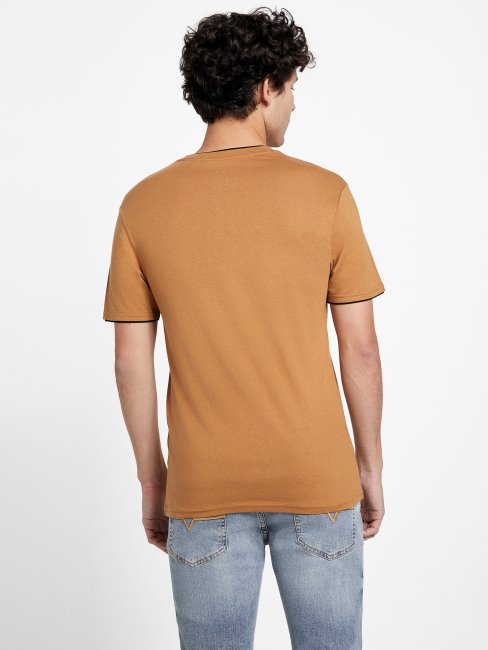 T-shirt Superposé Carmin Guess Marron Topaze