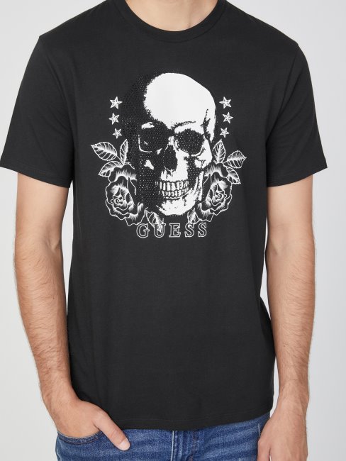 Tee Shirt Eco Grand Skull Noir Jais Devinez