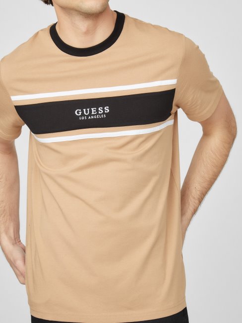 Tee Shirt Hauser Taupe Grillé Guess